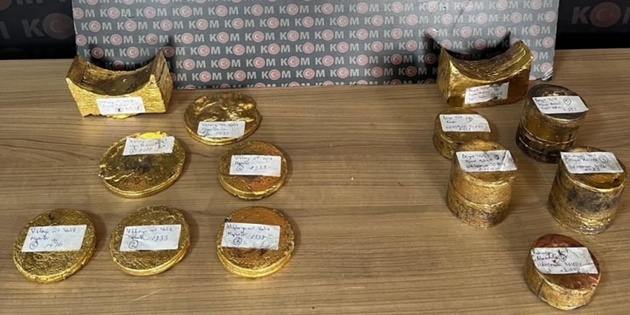 Kapadokya Havalimanı’nda 61,1 Kilo Kaçak Altın Bulundu